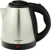 Crompton Nigella 1.5L 1350W Electric Kettle with Stainless Steel Body, Auto Shut-Off & Dry Boil Protection