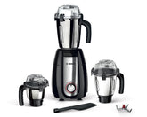 Bosch TrueMixx Pro 1000W Mixer Grinder (MGM8836BIN), 3 Stainless Steel Jars, Black
