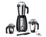 Bosch TrueMixx Pro 1000W Mixer Grinder (MGM8836BIN), 3 Stainless Steel Jars, Black