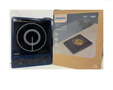 PHILIPS 1500 W Induction Cooktop Push Button (Blue, Black, HD4944)