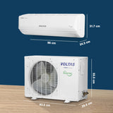 Voltas Inverter AC, 1.5 Ton, 5 star - 185V Vertis Emerald