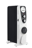 Usha OFR 4211 FU PTC Oil Filled Radiator Room Heater – 11 Fin, Black