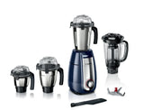 Bosch MGM6642DIN TrueMixx Style 750W Mixer Grinder (Blue)