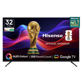 Hisense 80 cm (32 Inches) HD Ready Smart QLED Google TV | HDR10, 30W Powerful Speakers, Dolby Audio | Super Bright Panel | Google Assistant & Chromecast | HDR 10 | Voice Control | 32E5Q (Black)