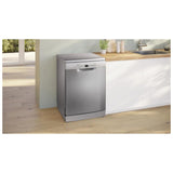 Bosch Series 6 14 Place Settings Free-standing Dishwasher (SMS6IKI01I, 60 cm, Brushed Steel, Anti-Fingerprint, Wi-Fi Enabled, EcoSilence Drive)
