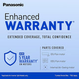 Panasonic 7 in 1 Convertible 1.5 Ton 3 Star Inverter Split AC (2024 Model, Copper Condenser, Ag Clean Plus Filter,With Eco Tough CS/CU-KU18AKY)