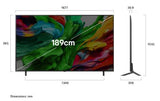 LG 75 Inch (189 cm) 4K QNED 8GA Mini LED Smart TV (2025 Model) with α8 AI Processor Gen2, Dolby Vision & Atmos, Filmmaker Mode, AI Picture Pro