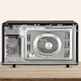 LG 28 L Convection Microwave Oven (MC2886BRUM, Black, 360° Motorised Rotisserie for Bar-be-queing, Diet Fry, Ghee in 12Mins, 251 Auto Cook Menu, Stainless steel cavity & Health Plus Menu)