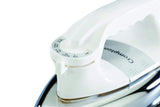 Crompton Rhino 1000-Watt Heavy weight Dry Iron with Non Stick Teflon Coating (White/Silver)