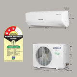Voltas 1.5 Ton 3 Star, Inverter Split AC(Copper, 5-in-1 Adjustable Mode, Anti-dust Filter, 183V Vertis Emerald, White)