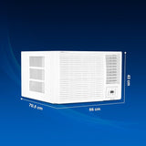 Voltas 2 Ton 2 Star, Turbo Mode Window AC (Copper Condenser, Anti-Rust Coating, Anti-Freeze Thermostat, AC 2T 242 Vectra Plus, White)