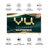 Vu 164cm (65 inches) Masterpiece Frame Series 4K QLED TV 65MASTERPIECE (Armani Gold)