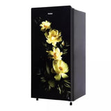 Haier 185L 1 Star Direct Cool Single Door Refrigerator | Coral Charm Glass Finish | Diamond Edge Freezing Technology | Toughened Glass Shelves | Stabilizer Free Operation | HRD-2061SCGA-N