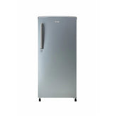 Haier 185L 1 Star Direct Cool Single Door Refrigerator | Toughened Glass Shelves | Large Veg Box | Fast Ice Making | Longer Cooling Retention | Easy Clean Back (HRD-2061SMA-N, Moon Silver)