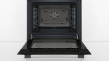 Bosch Series 2 60cm Built-In Oven | 66L Capacity | 3D Hotair | 5 Heating Functions | EcoClean Direct | Rapid Heating - HBF031BR0I