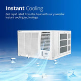 Voltas 1.5 Ton 5 Star Inverter Window AC | 100% Copper | Instant Cooling | Turbo Cooling | Anti Dust Filter | Sleep Mode (185V VERTIS ELITE-1, White)