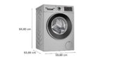 Bosch Series 6 10 kg 5 Star Front Load Fully Automatic Washing Machine (WGA254ISIN, Silver, 1400 RPM, SilentPower Drive)