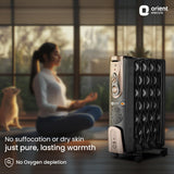 Orient Electric OFCC09B3A 2400 Watts 9-Fins Oil Filled Radiator (Black)
