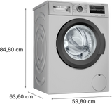 Bosch Series 2 8kg 1400 RPM Front Load Washing Machine | SilentPowerDrive | SpeedPerfect | VarioDrum | Anti-Vibration Design - WAJ2826BIN