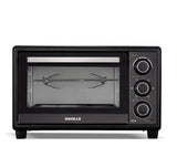 Havells OTG 24R BL 24L Oven Toaster Grill – 6 Heating Modes, Rotisserie, Double Glass Door | 1380W (Black)
