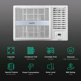 VOLTAS 183V Vertis Pearl 2 in 1 Convertible 1.5 Ton 3 Star Inverter Window AC with Anti Dust Filter (Copper Condenser)