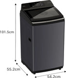 Bosch Series 2 7.5 kg Fully Automatic Top Load Washing Machine 680 RPM Blue with Anti-Tangle Technology, Reload Function and WaterPerfect - WOE750B0IN