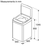 Bosch Series 2 8 kg 700 RPM Fully Automatic Top Load Washing Machine - WOE80AG0IN