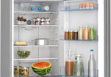 Bosch Series 4 334L 2 Star Frost Free Double Door Refrigerator with Top Freezer, VarioInverter, VitaFresh & CoolExtend, Fine Steel – CTC35S22VI