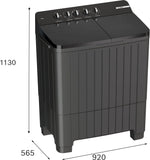 Bosch 15 Kg Series 4 Semi-Automatic Top Load Washing Machine 1300 RPM – WJG15CD0IN