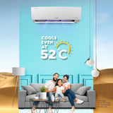 Havells Lloyd 1.5 Ton 3 Star Inverter Split AC (5 in 1 Convertible, Cools Even at 52°C, Turbo Cool, Anti Corrosion Coating, 100% Copper, White, GLS18I3FWAGC/GLS18I3FWGSC)