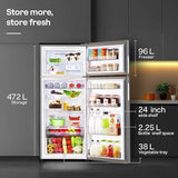 Godrej Eon Regalis 472 L 2 Star Double Door Refrigerator with AI Technolog, (Champagne Gold, RT EONREGALIS 517B RCI CH GD)