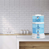 KENT Gold Gravity Water Purifier | UF Technology Based | Non-Electric & Chemical Free | Counter Top | 20L Storage | White