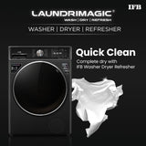IFB 10 Kg/7 Kg/3 Kg 3-in-1, AI Powered, Fully Automatic Washer Dryer Refresher (IFB Laundrimagic®, WDR EXECUTIVE PLUS ZXB 10/7/3, 9 Swirl Wash, Eco Inverter Technology, Black VCM)