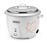 Usha RC18SS1D 1.8L Electric Rice Cooker with Steaming Feature – White