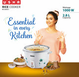 Usha RC28GS1D 2.8L Electric Rice Cooker – White