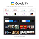 Panasonic 108cm (43 Inches) 4K Ultra HD Smart Google LED TV TH-43MX750DX (Black)