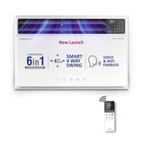 Lloyd 1.5 Ton 5 Star Inverter Window AC (Copper, Convertible 6-in-1 cooling, 4 Way Air Swing, Clean Air Filter,GLW18V5FWTBR, White)