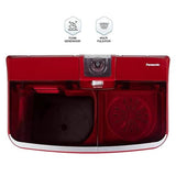Panasonic 8 kg 5 Star Semi-Automatic Glass Lid Top Loading Washing Machine with Powerful Motor (NA-W80H6RRB)