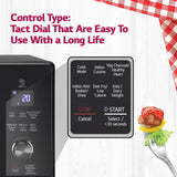 LG MJEN286VI 28L Charcoal Convection Microwave Oven with Healthy Heart Auto Cook, Diet Fry, 360° Motorised Rotisserie & Charcoal Lighting Heater, Black