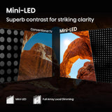 Hisense 253 cm (100 Inches) 4K QLED Mini-LED Smart TV | 1000 NITS Peak Brightness | 165Hz Game Mode | Dolby Vision, Dolby Atmos | 2.1 CH 50W Speakers (Built-in Subwoofer) | VIDAA OS | 100U7Q (Black)