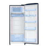 Samsung 223L 3 Star Inverter Direct-Cool Single Door Refrigerator (RR24C2723CU/NL,Camellia Blue), Free 1 Year Extended warranty