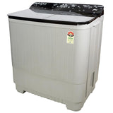 Godrej 12 Kg 5 Star Semi-Automatic Top Load Washing Machine with tinted toughened glass & soft close lids (2024 Model, WS EDGE UNO 120 5.0 TB4 MIGR, Aqua Power Pulsator, Mist grey)