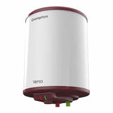 Crompton Versa ASWH-3525 25-Litre 5 Star Rated Storage Water Heater (Geyser) with Free Installation And Pipe (White),Wall 7 Year warranty on Tank