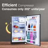 Godrej 97 L 1 Star Direct Cool Single Door Refrigerator With Jumbo Vegetable Tray (RD CHAMP 114A WPF FS ST, Fossil Steel) Visit the Godrej Store