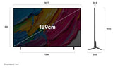 LG 189cm (75) QNED 8BA Smart TV with α7 AI Processor 4K Gen8, Filmmaker Mode with Dolby Atmos 2025