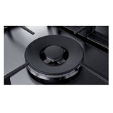 Bosch Serie | 6 Gas Hob 90 Cm, Stainless Steel 5 Burner (Built In) Gas Hob Pcq9B5O90I, Black,open