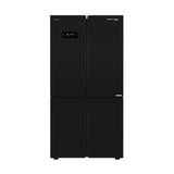 Voltas Beko 626 L Frost Free Side-by-Side Inverter Refrigerator (RSB64GF, Glass Black)
