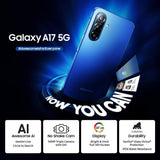 Samsung Galaxy A17 5G (Blue, 6GB RAM, 128GB Storage) | with Travel Adapter | 50 MP No Shake Camera | Gemini Live | Circle to Search | Super AMOLED | Corning Gorilla Glass Victus | 7.5mm Sleek | AI