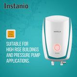 Havells Instanio 3L Instant Water Heater 4.5kW (White Blue) | ISI Certified Geyser
