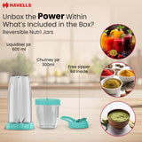 Havells Nutri Power Blender 350 Watt Mixer Grinder with Air Vent Technology